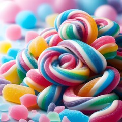 Glossy Twisted Candy Delight