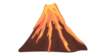 Erupting Volcano Icon