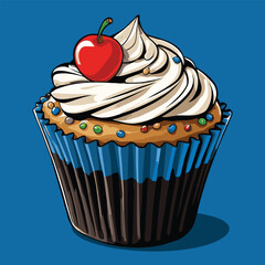 cup cake vector for design needs