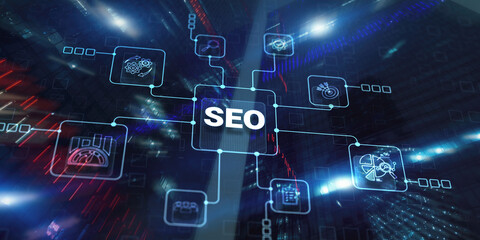 SEO Search Engine Optimization Marketing Ranking Business Technology Concept