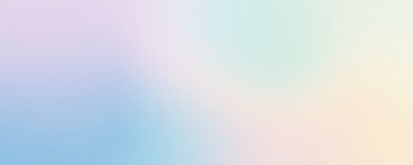 a gradient background transitioning through pastel dreamscape tones of baby blue, soft lavender, pale mint, and creamy white with a smooth and visually appealing blend.