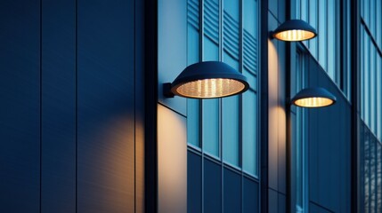 Modern Satellite Lamps Illuminating Contemporary Architecture


