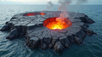 The Eruption Landscape Marine Volcanoes