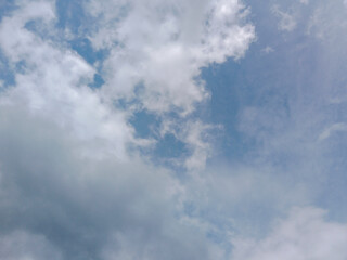 Soft White Clouds Atmosphere View