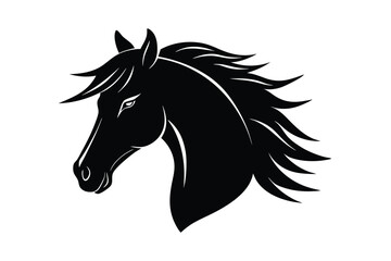 horse head silhouette