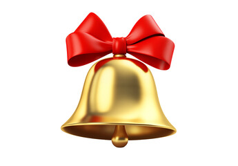 christmas bells isolated on white