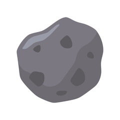 A rough meteorite that fell from space.