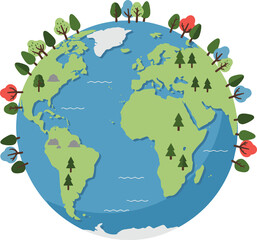 Beautiful blue Earth 01