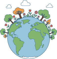 Beautiful blue Earth 02