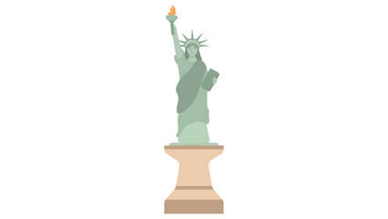 statue of liberty isolated