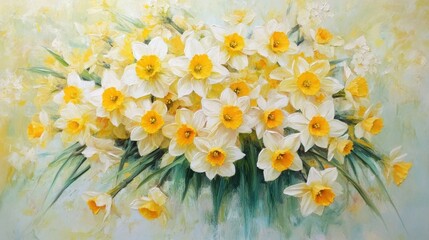 Golden Embrace: Large Bouquet of Yellow Daffodils


