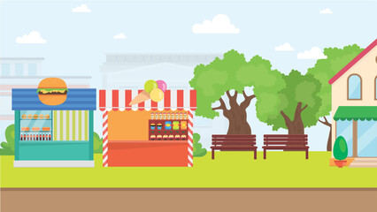 Obraz premium house in the park