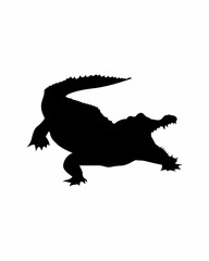 crocodile silhouette