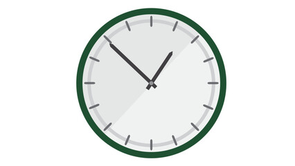 clock isolated on white background