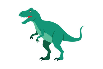 Dinosaur Art with White Background Cute Prehistoric Printable Wall Decor for Kids and Nursery
