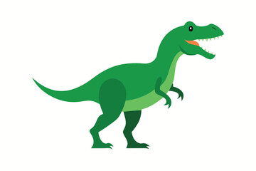 Dinosaur Art with White Background Cute Prehistoric Printable Wall Decor for Kids and Nursery
