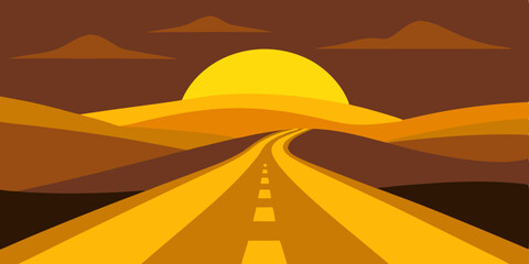 road in the desert