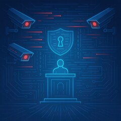 AI Surveillance in Cyber Court