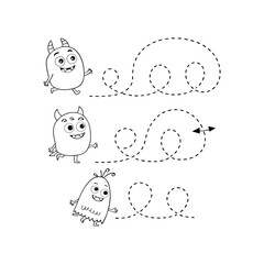 Preschool Tracing Lines Worksheets