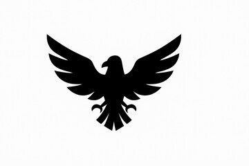 eagle with wings vector