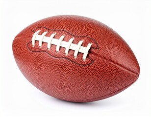 American Football Ball isolated on white background 