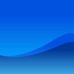abstract blue wave background for presentation 