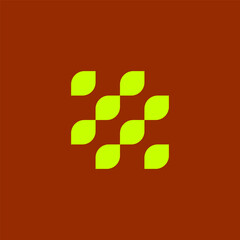 leaf logo, leaf minimal logo, 