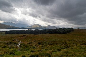 Loch Tulla Viewpoint nc 500 scotland