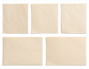 Recycled paper texture isolated on white background