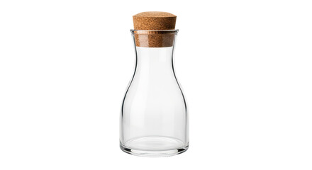 Kitchen Glass Seasoning Shaker with Natural Cork Lid Mockup for Spice & Herb Organization