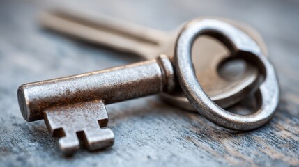 A key resting on a wooden surface symbolizing the importance of fixing crucial milestones and dates in life and business