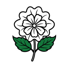 vector illustration of a flower