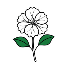 Obraz premium vector illustration of a flower