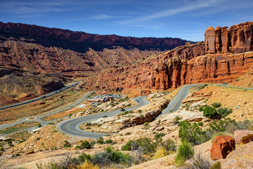 The beginning of the route.