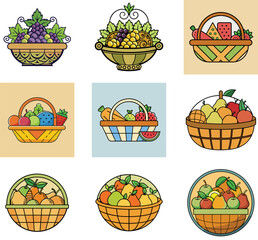 easter eggs in a basket