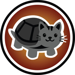 Cute turtle logo