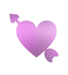 pink valentine heart
