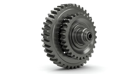 Interlocking Metal Gears Precision Engineering Design