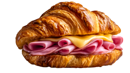 croissant isolated on white background