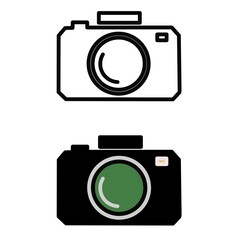 set of photo cameras,set camera icon vector on white background,set design camera,set camera design illustration,set camera Design image for template, web, app and background 