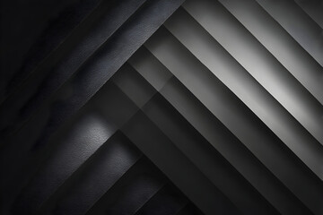 Obraz premium Abstract dark background with geometric shapes and diagonal lines creating a modern and stylish pattern for various design projects