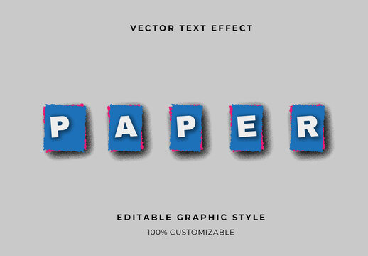Blue And Pink Paper Font Torn Cutout Rough Text Blue And Pink Paper Font Torn Editable Bold Text Effect



