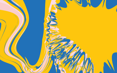 Abstract multicolored artistic background with overlay geometric shapes and patterns