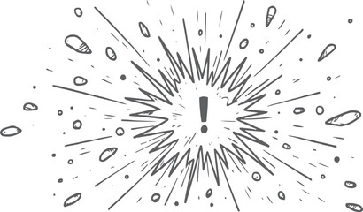 Bokeh black lines on white transparent background. Explosion Border Isolated on White Background &ndash; Dynamic Blast Effect