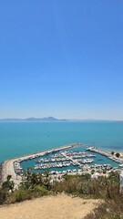 Naklejka premium beach and sea
