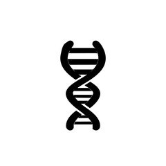 Biology Lab Icon - Crisp DNA Strand for Digital & Print Use