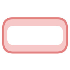 Blank name tag illustration
