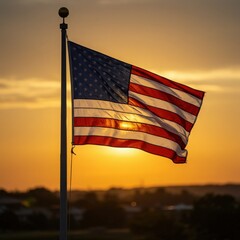 american flag of usa and united states us