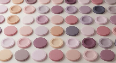 Naklejka premium Abstract pattern of many small, colorful circles