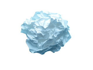 Obraz premium A pile of crumpled paper with a blue color
